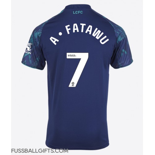 Leicester City Issahaku Fatawu #7 Fußballbekleidung Auswärtstrikot 2025-26 Kurzarm